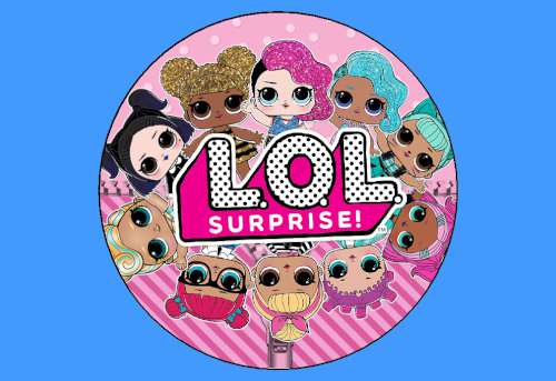 LOL Surprise Doll Edible Icing Image